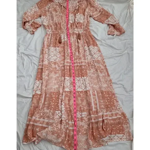 FRYE and CO. Women's Size M Beautiful Spring Boho Maxi Dress - Picture 6 of 10